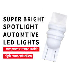 Kutsal 12V LED seramik T10 ampul genişliği gümrükleme lambası park sinyal ışığı w5w 2835 3smd plaka işık T10 24V led - Product Image 3
