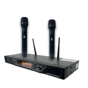 Jgm สองช่อง UHF ระบบไมโครโฟนไร้สายสำหรับการพูด - Product Image 2