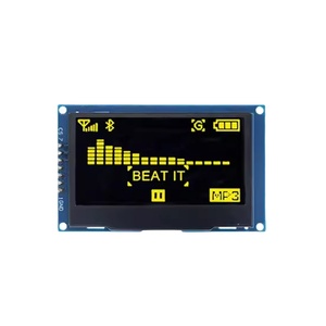 2,4 "2,42 Zoll 128x64 OLED LCD-Anzeige modul SSD1309 12864 4-polige serielle IIC I2C SPI-Schnitts telle