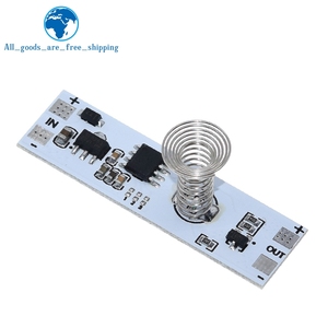 DC 12V <strong>Capacitive</strong> <strong>Touch</strong> <strong>Sensor</strong> Switch Coil Spring Switch <strong>LED</strong> Dimmer Control Switch 9-24V 30W 3A for S Light Stripmart Home <strong>LED</strong> - Product Image 6