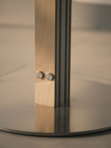 Thiết kế hiện đại maribe bảng Bàn cà phê với khung nhôm phong cách nội thất phòng khách - Product Image 4