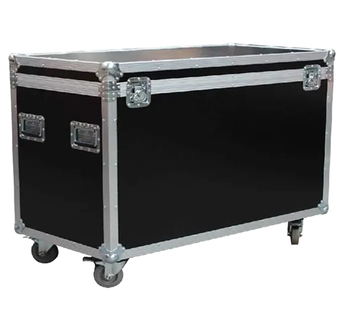 DRX APC021 hard OEM aluminum carrying equipment transport case with wheels