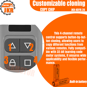 433MHz controllo porta di sicurezza auto stile RF telecomando con controllo efficiente e codice funzione di clonazione per il controllo degli accessi - Product Image 2