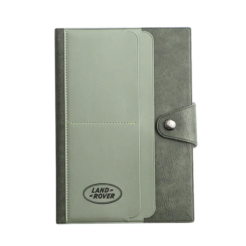 Grosir kulit sapi lapisan grosir Notebook bisnis jurnal kustom Logo buku harian kunci perencanaan eksekutif untuk sekolah dan perusahaan