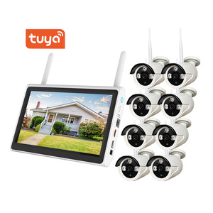 H.265 Outdoor P2P IP-Kamera Video überwachungs set Smart Home Tuya 8CH HD 3MP WiFi NVR Kit CCTV-Sicherheits system mit Monitor - Product Image 1