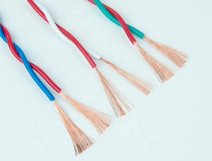 Factory2 çekirdek RVS PVC Twisted çifti esnek kablo 0.5 0.75 1 1.5 2.5mm yangın elektrik bakır teller - Product Image 6