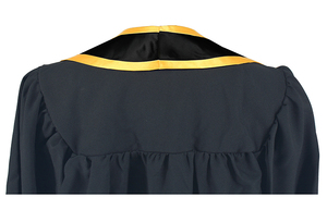 Personalized 72&quot; Satin Graduation Stole <strong>Sash</strong> with Gold Trim Custom Printing or Embroidery Logo - Product Image 3