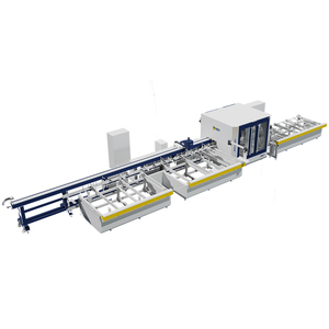 LEADCNC S200-1 di alluminio finestra telaio della porta di taglio posteriore con fresatura di perforazione macchina S200 linea di lavorazione - Product Image 3