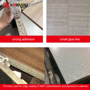 Chất lượng cao tự động Eva cạnh liên kết nóng chảy keo nhãn cạnh dải Máy keo PVC cạnh liên kết - Product Image 3