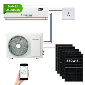 Lai 3P Tường Chia Năng Lượng Mặt Trời Điều Hòa Không Khí 24000BTU AC Năng Lượng Mặt Trời Điều Hòa Không Khí Cho Nhà - Product Image 3