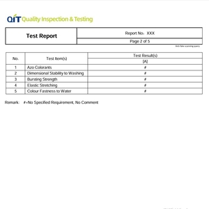 Etichette di tracciamento della certificazione e rapporto di prova per scarpe per bambini servizio di test completo per altre categorie di prodotti - Product Image 3