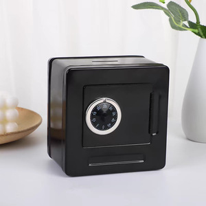 入金キャッシュボックスキーロック付き金属製小型マネーボックスドロップボックス - Product Image 6