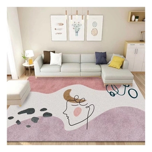 Factory Customize Wholesale Machine Made Fashion 100% Polyester Carpet Mat Central Carpet Rug - Product Image 2