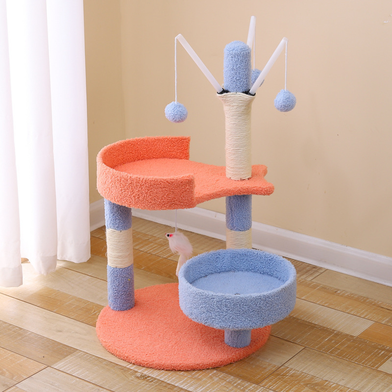 Orange fish-shaped climbing frame
