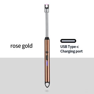 Penjualan laris pemantik lilin listrik busur isi ulang USB pemantik dapat ditarik dengan tampilan baterai LED yang ditingkatkan sakelar pengaman - Product Image 6