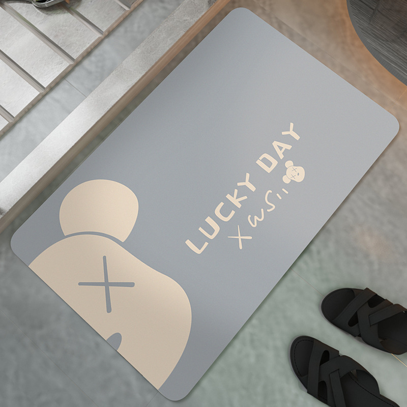 Demi Ours LUCK - Bleu clair
