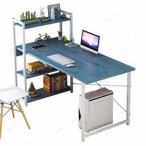 Современный простой компьютерный стол с металлической рамой - Product Image 1