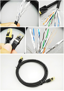 Promosyon fiyat Cat5e/CAT6 UTP Ethernet yama kablosu 1-10M PVC ceket LAN UTP telli çıplak bakır/CCA ağ yama kablosu - Product Image 4