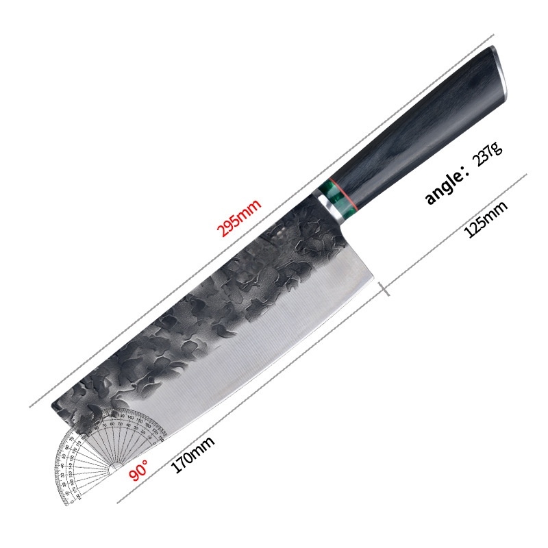 Un cuchillo de cocina pequeño de 7 pulgadas