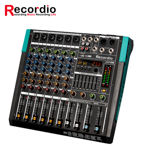 GAX-PA6 <strong>6</strong>-Channel Blueteeth Studio <strong>Audio</strong> Mixer DJ Sound Controller <strong>Interface</strong> USB Drive for PC Recording <strong>Input</strong> XLR Micr Jack - Product Image 3