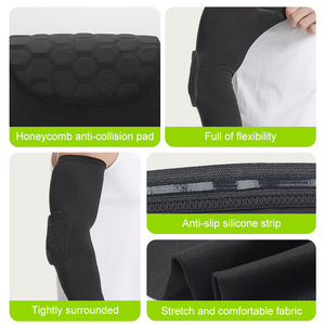 Nylon thoáng khí chống va chạm bóng rổ bóng đá cầu lông thiết bị bảo vệ thể thao ngoài trời khuỷu tay hỗ trợ cú đúp cho mùa xuân - Product Image 2
