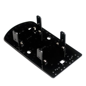2020 New Type Educational DIY 4WD Smart Roboter Auto Chassis Kits Himbeer Pi Smart Car Kits Schwarz - Product Image 3