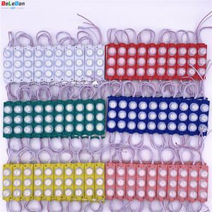 DC 12V 24V 3 LED 3W yan ışık enjeksiyon modülü için araba kamyon kuyruğu ışıkları Lens ile yüksek parlaklık led modulo - Product Image 3