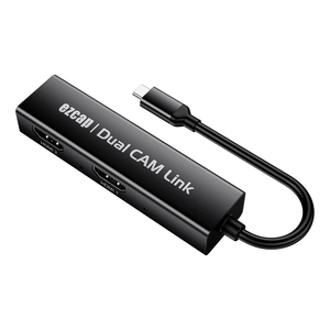 Ezcap314 <strong>Dual</strong> CAM Link 2 Channels <strong>HDMI</strong> Video Capture <strong>HDMI</strong> to Type-C Video Capture UVC