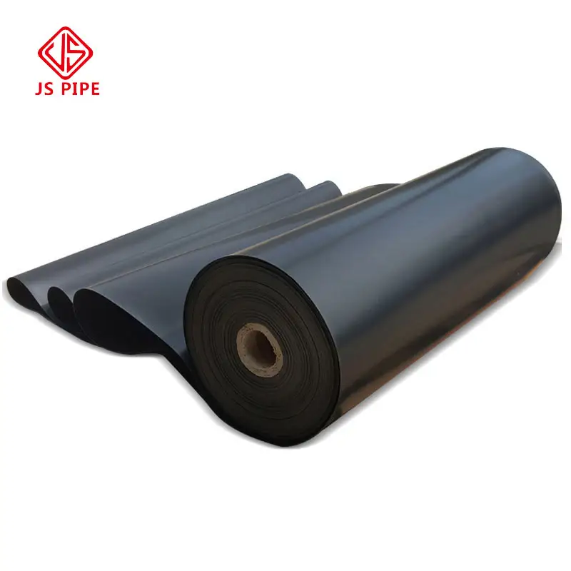 Hdpe süper seaseamil gölet liner 0.5mm 0.75mm hdpe geomembran balık çiftliği gölet liner üreticisi