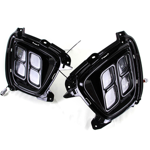 KIAソレント2015 2016 2017 <span class=keywords><strong>LED</strong></span> DRLフォグランプデイタイムランニングライトデイライトカースタイリング用
