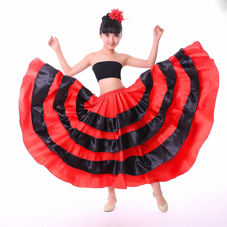 Falda a 180 grados - Flor para el cabello
