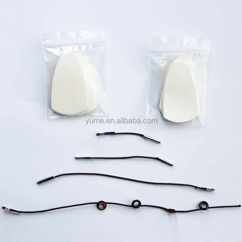 Kit de 40 rubans ovales marron