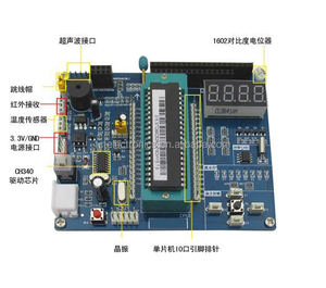 51 microcontrollore scheda di sviluppo 51 microcontrollore piccolo sistema STC89C52 scheda di sviluppo a basso costo microcontrollore