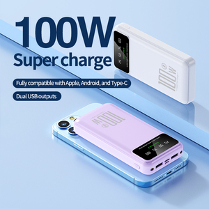 PD22.5W超高速充電10000mAhモバイルパワーバンクLED懐中電灯デュアルUSB 18Wタイプ-C入出力20000mAh発電所 - Product Image 4