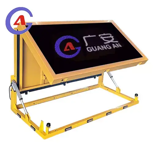 Road Safety Traffic Control Truck Mounted LED Sign Board Dynamic Variable Message Signs