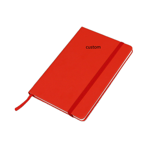 A5 personalizzato all'ingrosso con cinturino elastico diario diario taccuino stampato Logo del marchio diario taccuino per appunti in pelle per taccuino - Product Image 1