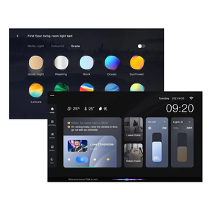 Wall Central Control Switch Smart <strong>Home</strong> <strong>Automation</strong> <strong>Zigbee</strong> All In One Smart <strong>Home</strong> <strong>System</strong> Hotel Room Control Panel With Knob Screen - Product Image 1