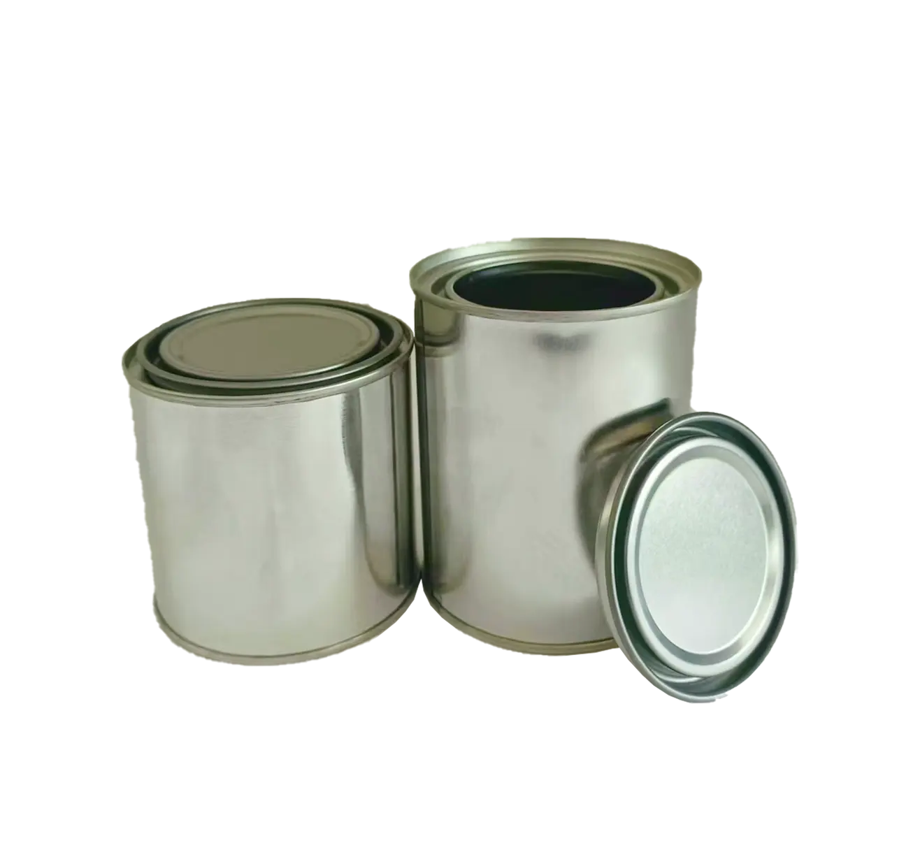 0.4L丸型空塗料缶油絵の具用ブリキ缶