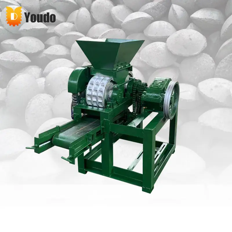 Máquina de fazer briquetes a carvão para churrasco/máquina de prensa de bolas de pó de carvão/máquina de prensa de bolas de carvão