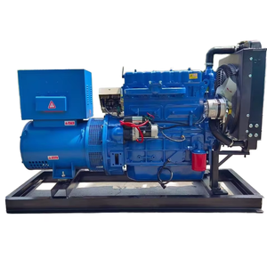 Mở khung máy phát điện khí đốt tự nhiên V-Twin động cơ diesel động cơ nổ 220V 50kw công suất định mức đơn ba pha 12V Điện áp định mức - Product Image 4