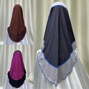 Toptan malezya arap <span class=keywords><strong>Amira</strong></span> Vintage blok müslüman kadınlar için türban Headwrap etnik kadın elmas anında başörtüsü giymek hazır