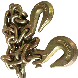 ASTM80 standart ağır demir bağlantı zinciri G70 G43 G30 8mm çelik ve alaşımlı kaynaklı çekme zinciri ile kanca - Product Image 3
