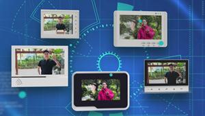 Best-Offer D104+M01 CVBS 7&quot; Inch Screen <strong>Analog</strong> High Resolution Fast Viewing Touch Button Video Door Phone Villa <strong>Intercom</strong> <strong>System</strong>