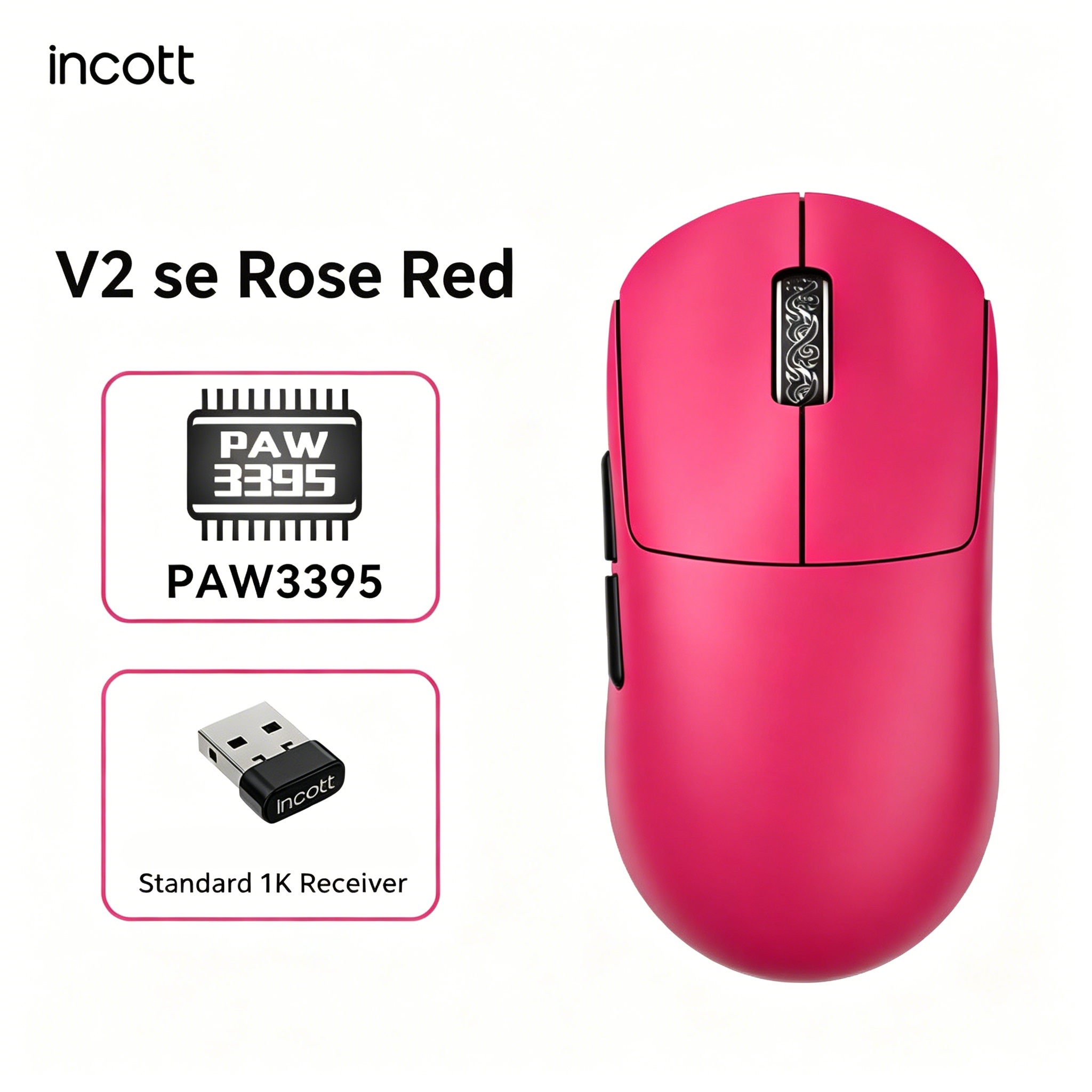 G23V2 SE Rose Rouge Standard avec récepteur 1K