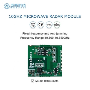 MS10-1918S26M4 Bewegungs sensor Menschlicher Detektor Optionaler Strom 51uA 26mA Doppler Mikrowellen sensor PCBA-Komponenten 10G Radar modul - Product Image 2