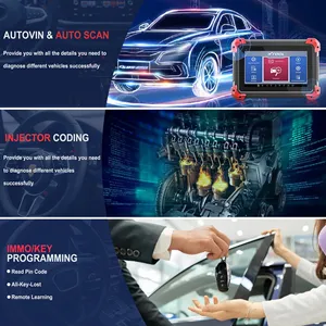 XTOOL D7 OBD2 Scanner Auto diagnose tool Aktiver Test Bidirektional mit ECU-Codierung Alle System diagnose schlüssel programmierung - Product Image 6
