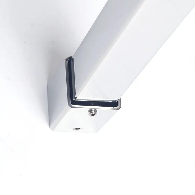 Factory direct sales price discount square tube corner connector accessories shower door stainless steel 304 glass clip