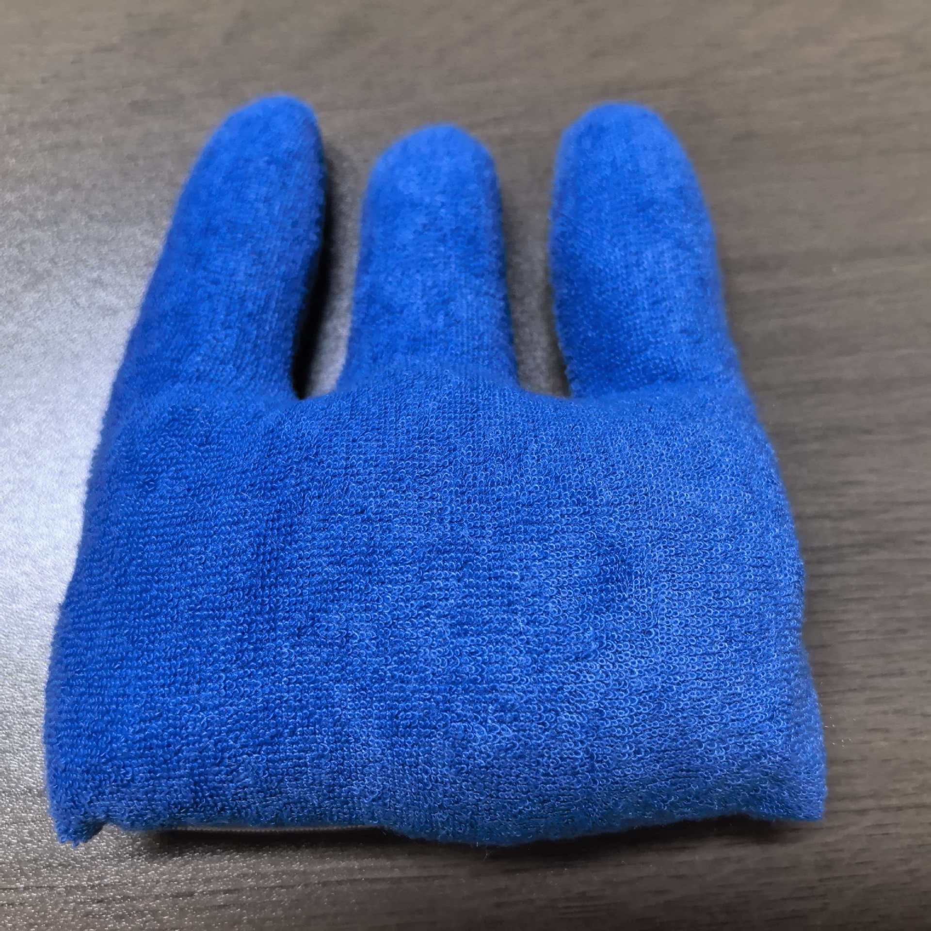 Finger pad - three fingers - blue