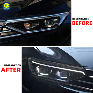 Volkswagen VW Passat B8 B8.5 2020 2022 için ön işık yükseltme yüksek yapılandırma dinamik sinyal projektör otomobil parçaları far montaj - Product Image 3