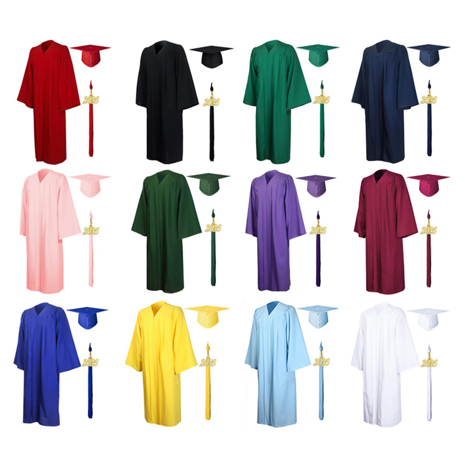 Túnicas de graduación para adultos